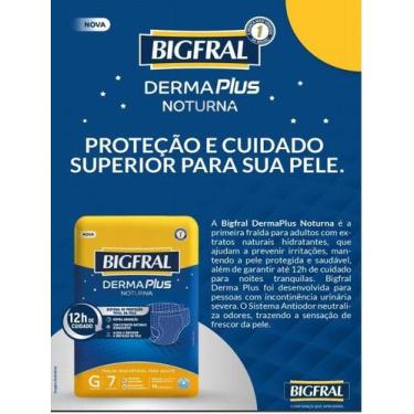 Imagem de Fralda Bigfral Derma Plus - Noturna - Pé de Apoio, M