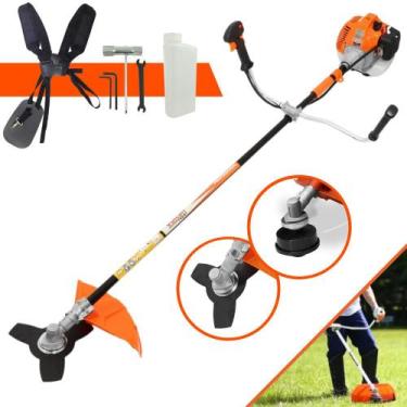 Imagem de Roçadeira Profissional Vulcan VR520H 2T 52CC para Mato Alto com Cinto 