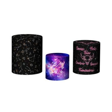 Imagem de Trio De Capa Cilindro - Signo do Zodíaco Touro 015 - Via Cores