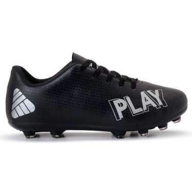 Imagem de Chuteira de Campo Profissional PLay , 36, Prata