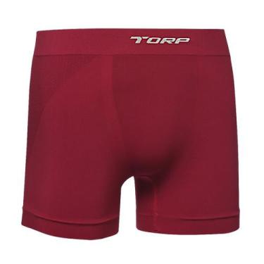 Imagem de Cueca Torp Boxer Microfibra Sem Costura Cor Cabernet - R8015, EG, Vinh