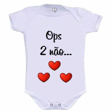 Imagem de Body Baby Personalizado Surpresa para o Papai (Ops 2 Não...) - GMH Pro