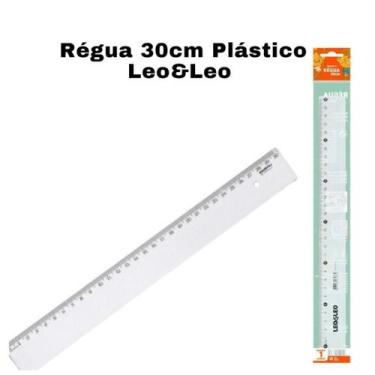 Imagem de Regua trasparente 30cm -  leo&leo