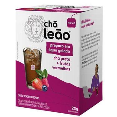 Imagem de Chá Preto Leão Frutas Vermelhas Sachê 10Un