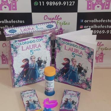 Imagem de 10 Kit colorir Frozen - Orvalho Festas