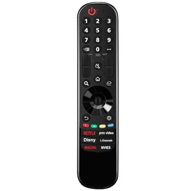 Imagem de MR21GA MR21GC Controle remoto infravermelho de substituição aplicável para LG TV 50NANO80UPA OLED77A1PUA 55NANO85APA 50NANO85APA 55NANO90UPA OLED55G1PUA 86QNED99UPA 75NANO99 86NANO90UPA 66NANO90UPA