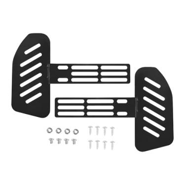 Imagem de Deevoka E scooter dianteiro apoio para os pés modificação do veículo conjunto diy resistente antiderrapante fácil de instalar e suporte lateral da motocicleta