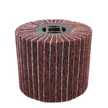 Imagem de Roda de polimento de aço inoxidável, polimento de metal, abrasivos, escova, rolo, ferramentas de polimento, 120x100x19mm, grão 40, A, 1