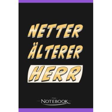 Imagem de Notebook: Nice Elderly Mr: Journal, Diary, Perfect Gifts Matte Finish Cover, 120 Pages Lined 6 x 9 inches