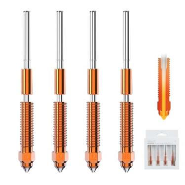 Imagem de ENOMAKER Creality K1C Bico - Kit De Bico De Troca Rápida Unicorn Para K1C, Impressora 3D Ender 3 V3 / Plus, Bico Trimetálico Integrado Totalmente Metálico De Alto Fluxo E Quebra De Calor, Alta Velocid