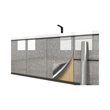 Imagem de Adesivos de Parede Autoadesivos à Prova d'Água e Óleo - Folha Removíve