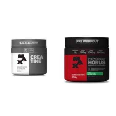 Imagem de Kit Max Titanium Creatina 300g + Horus Limão Yuzu 300g