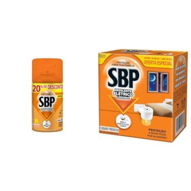 Imagem de Kit SBP Multi Inseticida Automático Refil 250ml + Repelente Elétrico Líquido 45 Noites Novo Aparelho + Refil