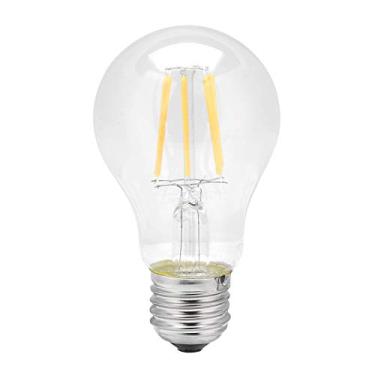 Imagem de Lâmpadas Edison LED Vintage Reguláveis ​​Base E27 Lâmpada de Filamento LED Vidro Transparente para Casa, Leitura, Banheiro (Luz quente 6W sem escurecimento)