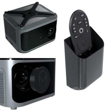 Imagem de KIT 3 PEÇAS: Suporte de Tripé, Protetor de Lente e Suporte para Controle Compatível com Projetor MagCubic HY350+