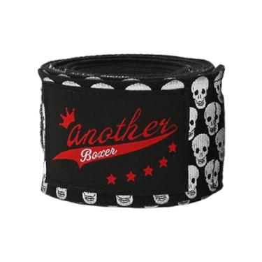 Imagem de menolana Boxing Enrole de mão Handwrap Proteção de pulso Impresso 5m Luvas internas de boxe para competição de luta de MMA de esportes tailandeses Muay, Preto