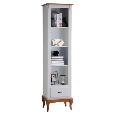 Imagem de Estante Torre 03 Prateleiras 1 Gaveta Pés Luiz XV 60101 - Linz Móveis,