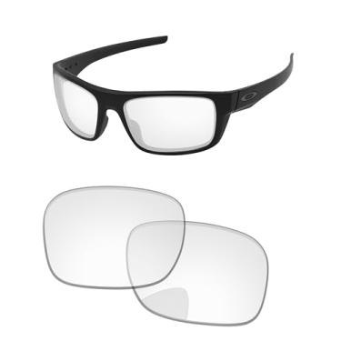 Imagem de PapaViva Lentes de reposição para óculos de sol Oakley Drop Point OO9367 transparente não polarizada