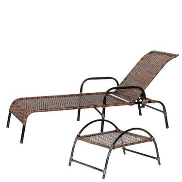 Imagem de Jogo de Espreguiçadeira Catar com Mesa de Centro para Piscina - Coage 