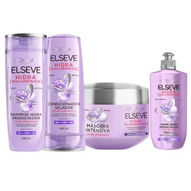 Imagem de Kit Elseve L'Oréal Paris Hidra Hialurônico Preenchedor (4 Produtos)