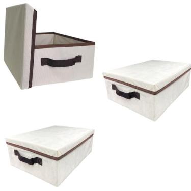 Imagem de Caixa Organizadora Média Objetos Acessórios seu Lar Arrumado - Organib