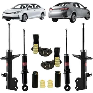 Imagem de Amortecedor Kayaba Excel-G Dianteiro e Traseiro Kit Batente Corolla 2015 A 2019