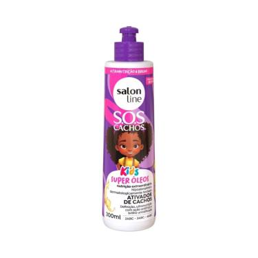 Imagem de Salon Line SOS Cachos Kids Super Óleos Creme Pentear 300ml