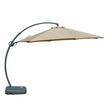 Imagem de Ombrelone Lateral Barbados Rivatti 350 cm em Alumínio com Base Capa em Poliéster Fendi