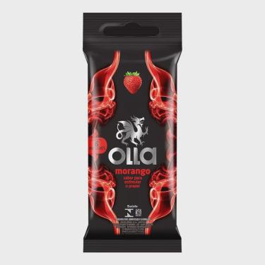 Imagem de Preservativo olla lubrificado morango com 6
