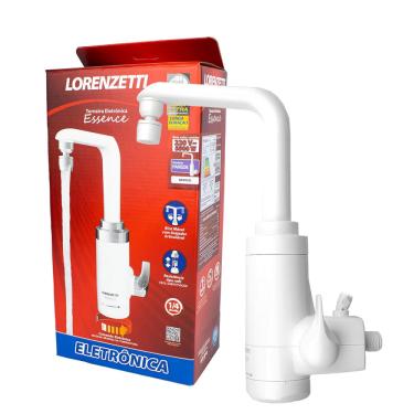 Imagem de Torneira Lorenzetti 220V Branca Elétrica Agua Quente