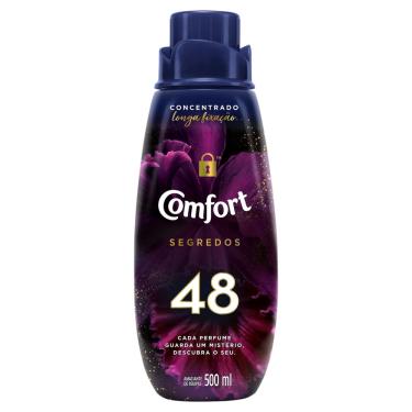 Imagem de AMACIANTE DE ROUPA CONCENTRADO 48 COMFORT SEGREDOS FRASCO 500ML