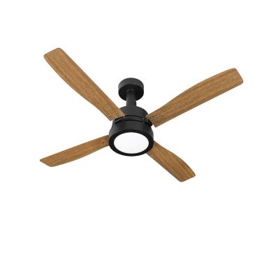 Imagem de Ventilador de Teto Vintage LED 4 Pás de mdf Laqueadas