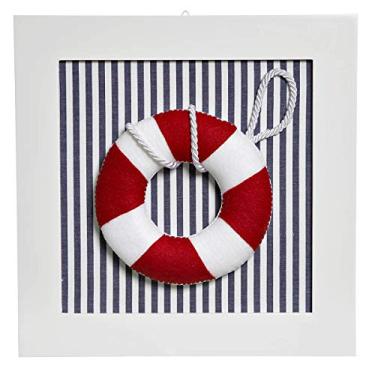 Imagem de Potinho de Mel Quadro Decorativo Bóia Quarto Bebê Infantil Menino Marinho