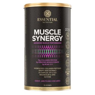Imagem de Muscle Synergy Essential Nutrition – Suplemento com Colágeno Verisol® e Creatina, Sabor Jabuticaba com Limão, 15 Doses, 427,5g