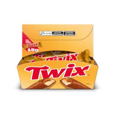 Imagem de Chocolate Twix Original - Caixa com 30 unidades de 15g