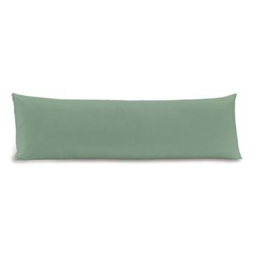 Imagem de Fronha Travesseiro Corpo Body Pillow 40cm x 1,30m Verde Granito Altenb