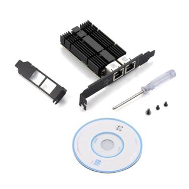 Imagem de Placa de rede Gigabit Ethernet LAN adaptador de substituição para chipset Intel I226, porta PCIE RJ45