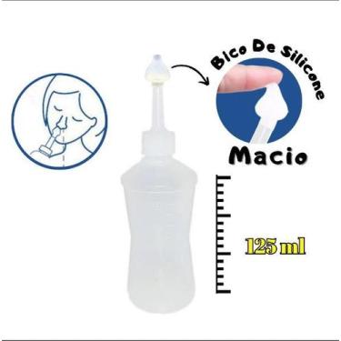 Imagem de Dispositivo Para Lavagem Nasal Com Bico de Silicone Macio - Sea Salt, 