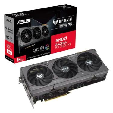 Imagem de Placa de Vídeo RX 7600 XT ASUS AMD Radeon Tuf 16G Gaming OC, 16GB GDDR
