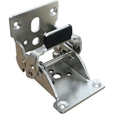 Imagem de 1 peça 90 Dobradiça autotravante de 180 graus, dobrável, conector de mesa de extensão, suporte para armário, acessórios de ferragens de móveis