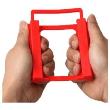 Imagem de Suporte De Montagem Hdd SSD PLÁSTICO VERMELHO 2.5 PRA 3.5 PC - TQ DESI