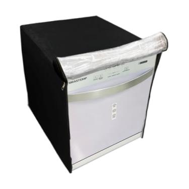 Imagem de CAPA LAVA LOUÇAS BRASTEMP 8 SERV. BFL08BB TRANSPARENTE FLEX (Preto)