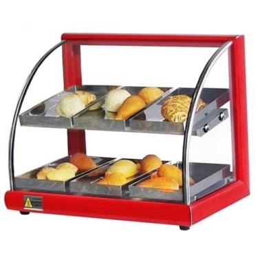 Imagem de AD6 - Estufa Alfa para salgados de 6 bandejas Dupla Vermelho - 220V - 