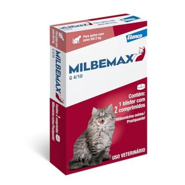 Imagem de Milbemax G 4/10 Elanco para Gatos com Peso até 2 KG