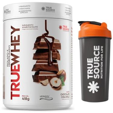 Imagem de Combo True Source Whey Protein Hidrolisado e Isolado c/colágeno Verisol (418g, Chocolate com Avelã)