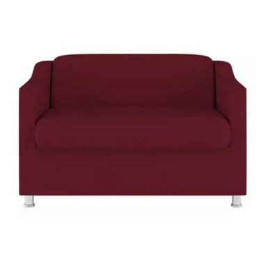 Imagem de Namoradeira Decorativa Reforçada Recepção Suede Marsala