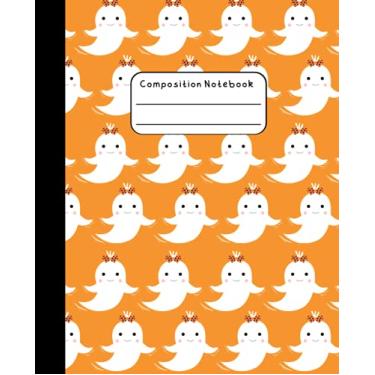 Imagem de Halloween Composition Notebook: Wide-ruled Scary Halloween Notebook for Kids | Spooky Halloween Journal | Creepy Halloween Notepads | Halloween ... | Halloween Gifts | Kawaii Ghost Notebook