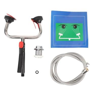 Imagem de Portas de Kit de Lavagem de Aço Inoxidável Estação de Emergência Eyewash Com Válvula Desviadora Adequada para o Laboratory Industrial Site Office Family