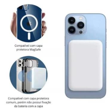 Imagem de Carregador Portátil Indução Magnético 5000Mah Power Bank - peining