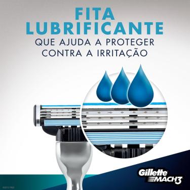 Imagem de Carga para Aparelho de Barbear Gillette Mach3 2 Unidades